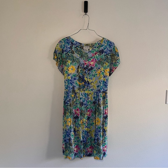Jennifer Moore Dresses & Skirts - Vintage: Jennifer Moore • Floral Button Front‎ Dress